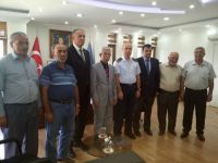 Şehit ailelerinden garnizon komutanına ziyaret