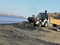 Halk plajlarında sezon sonu temizliği