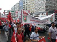 Gaziler teröre karşı yürüdü