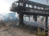 Telesiyej ve kafeterya ateşe verildi