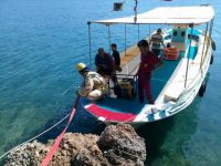 Muğla'da yangınlara denizden söndürme desteği