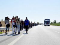 Suriyeliler umut yürüyüşüne geçti