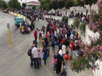 Suriyeli sığınmacılar otogara akın etti