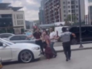 Bursa'da saniye saniye trafik kavgası