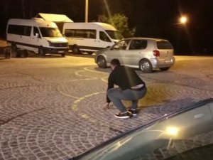 Uludağ’da kamp yapan aileye ayı srüprizi