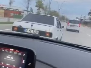 Bursa'da trafikte kavga...