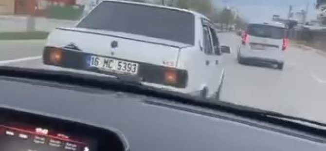 Bursa'da trafikte kavga...