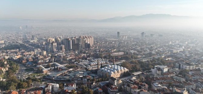 Bursa güne sisle uyandı