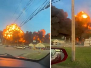 ABD'de kargo uçağı düştü!