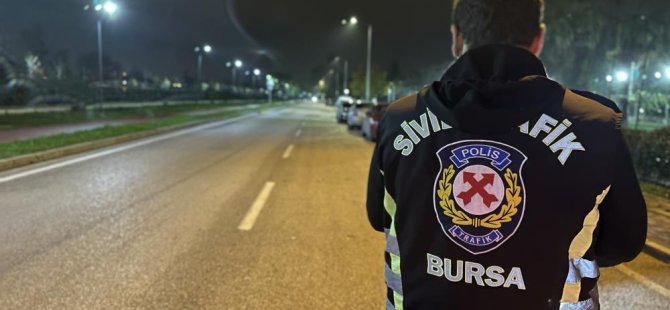 Bursa'da gece denetimi