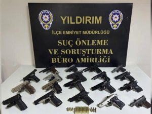 Bursa'da kaçak silah atölyesine baskın!