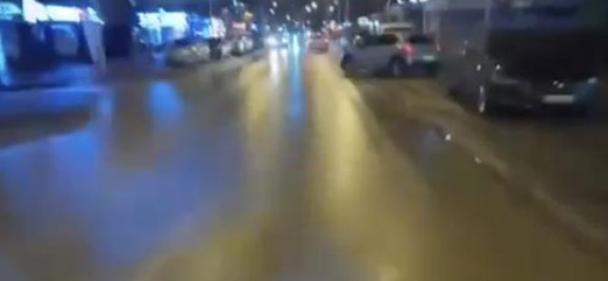 Bursa'da aniden yola çıkan cipe böyle çarptı